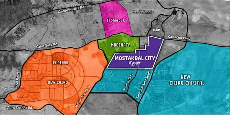 Mostakbal City Compounds Map